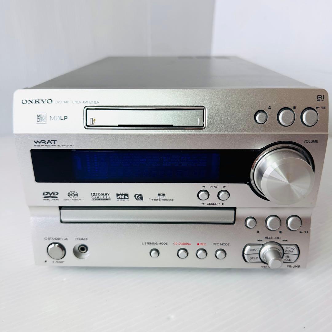 ONKYO　FR-UN9　リモコン　取扱説明書付　CD/DVD/MD チューナー