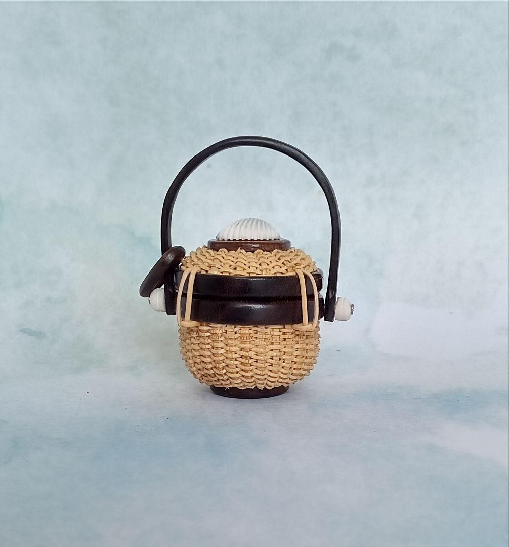 ミニナンタケットバスケット（黒檀）１インチ