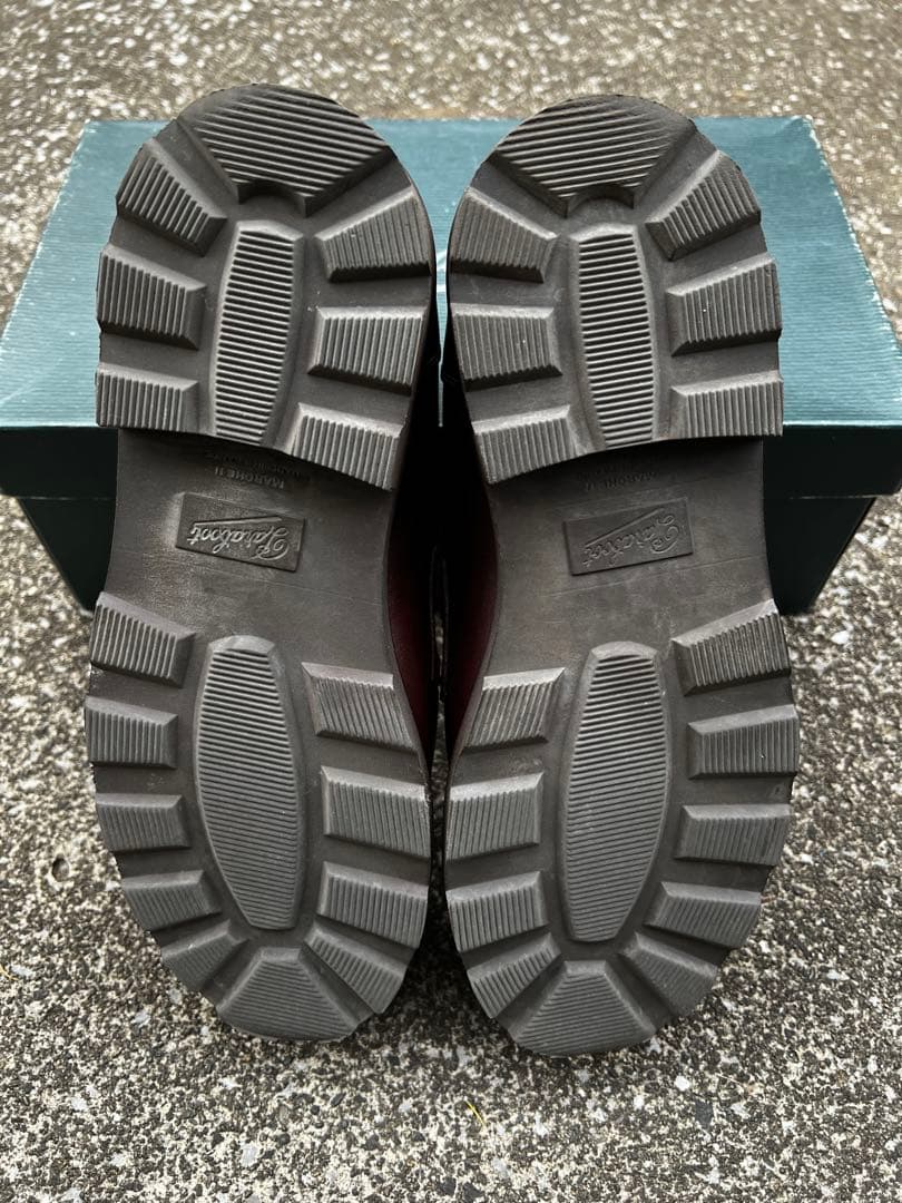 【美品・使用数回】パラブーツ　ランス　カフェ　サイズUK7(25.5cm)