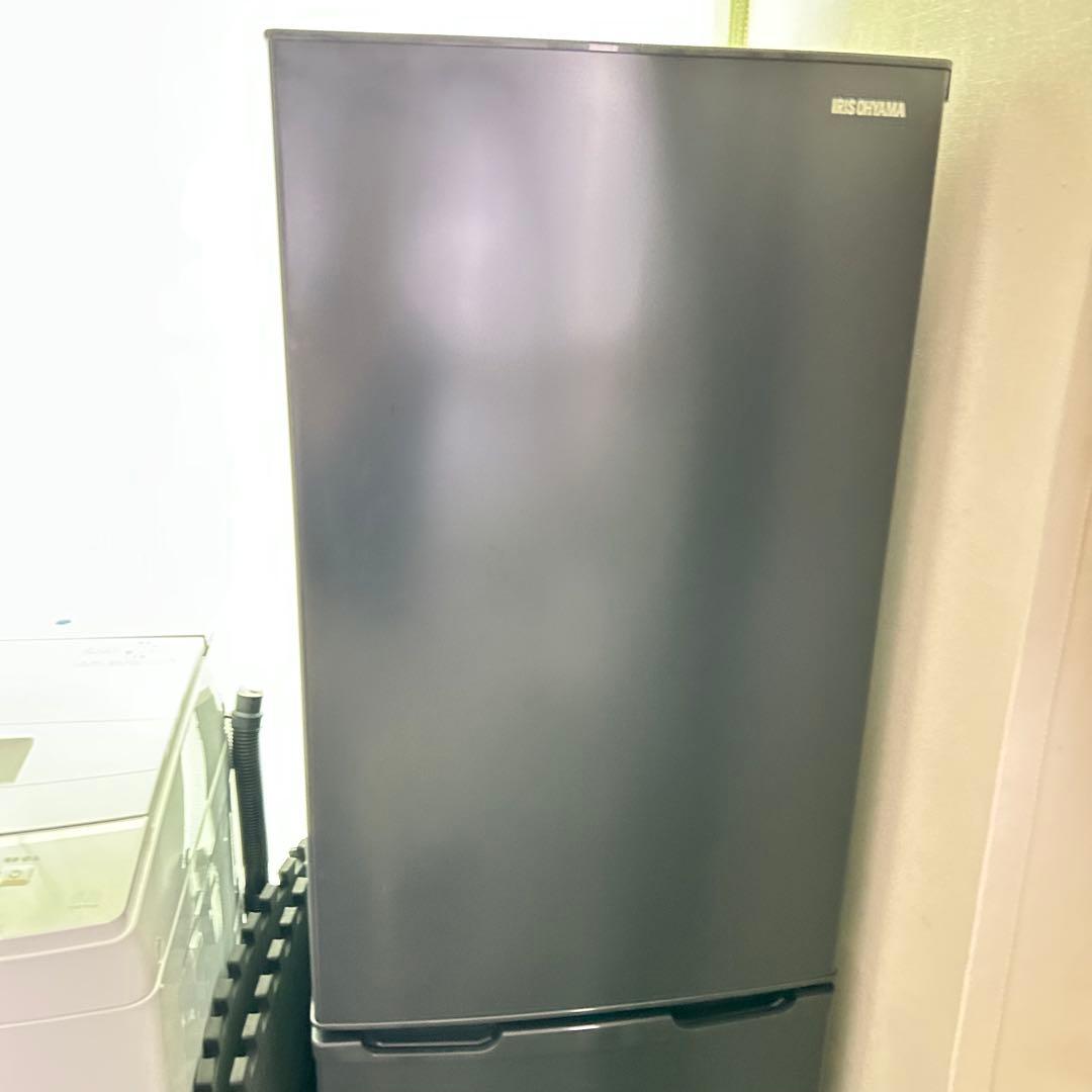 【送料込み10/15まで10%割引価格】アイリスオーヤマ 冷蔵庫 162Lグレー