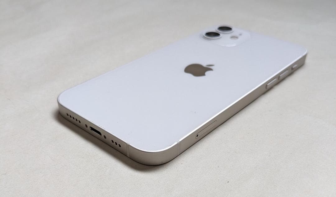 iPhone 12 128GB バッテリー 100％ SIMフリー 顔認証対応