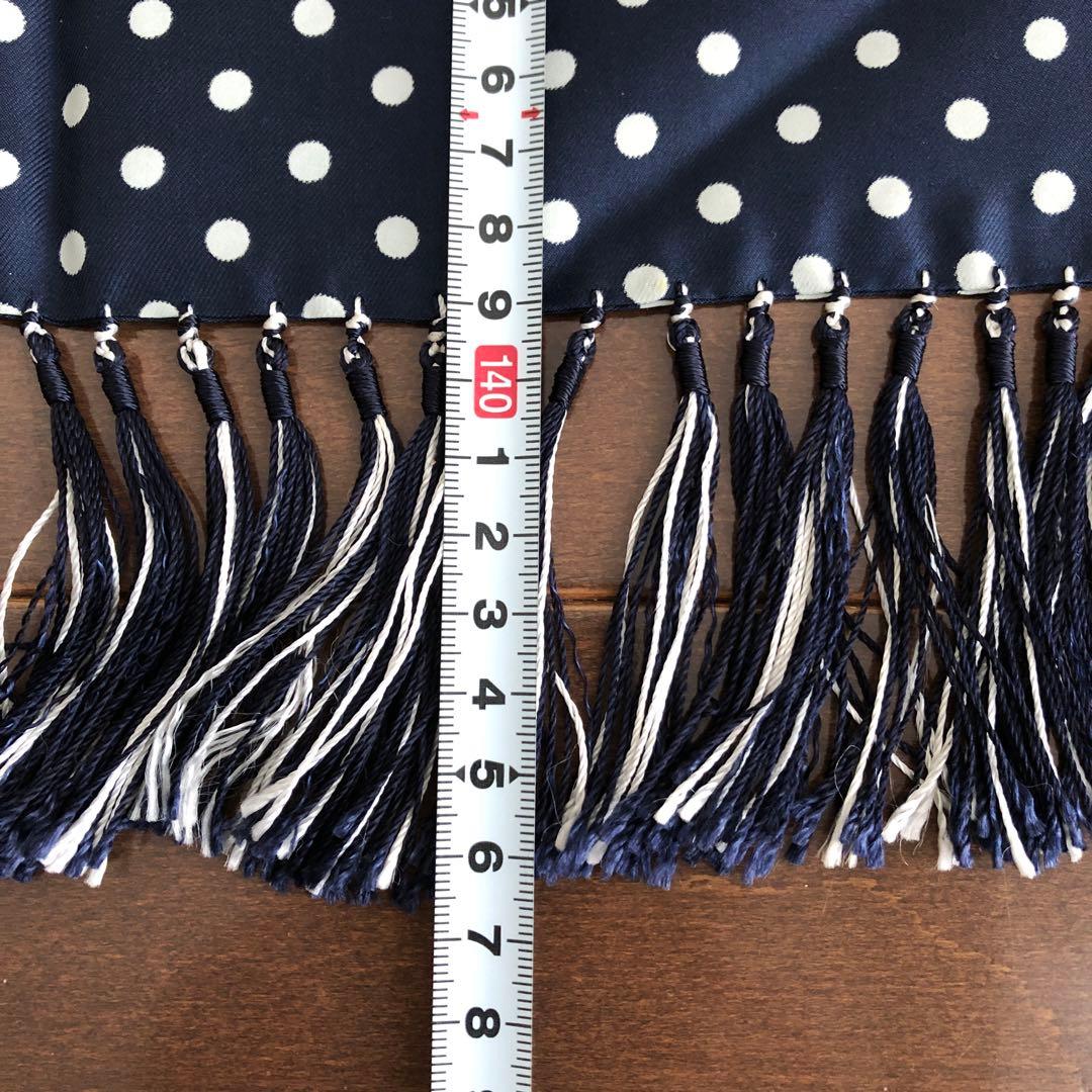 Vintage A.Sulka&Company ドット　ストール　ヴィンテージ