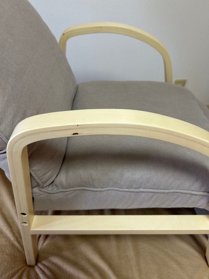 美品　ドウシシャ　脚までくつろぐ高座椅子　オットマン