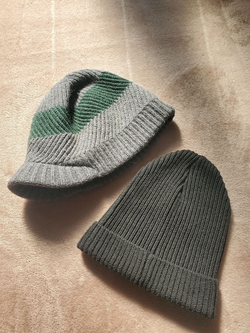 patagonia ラブルビーニー　つば付き ニット帽　ビーニー ２点セット