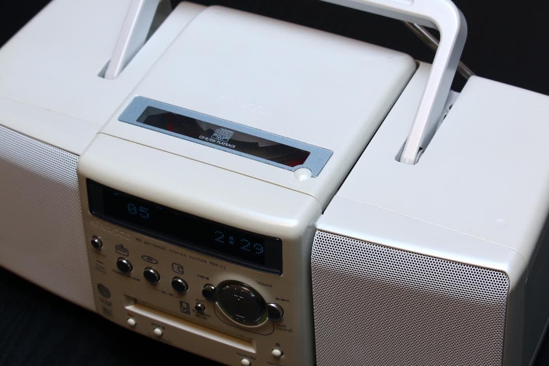 KENWOOD MDX-L1 CD/MD/TUNER コンポ ラジカセ 美品　白