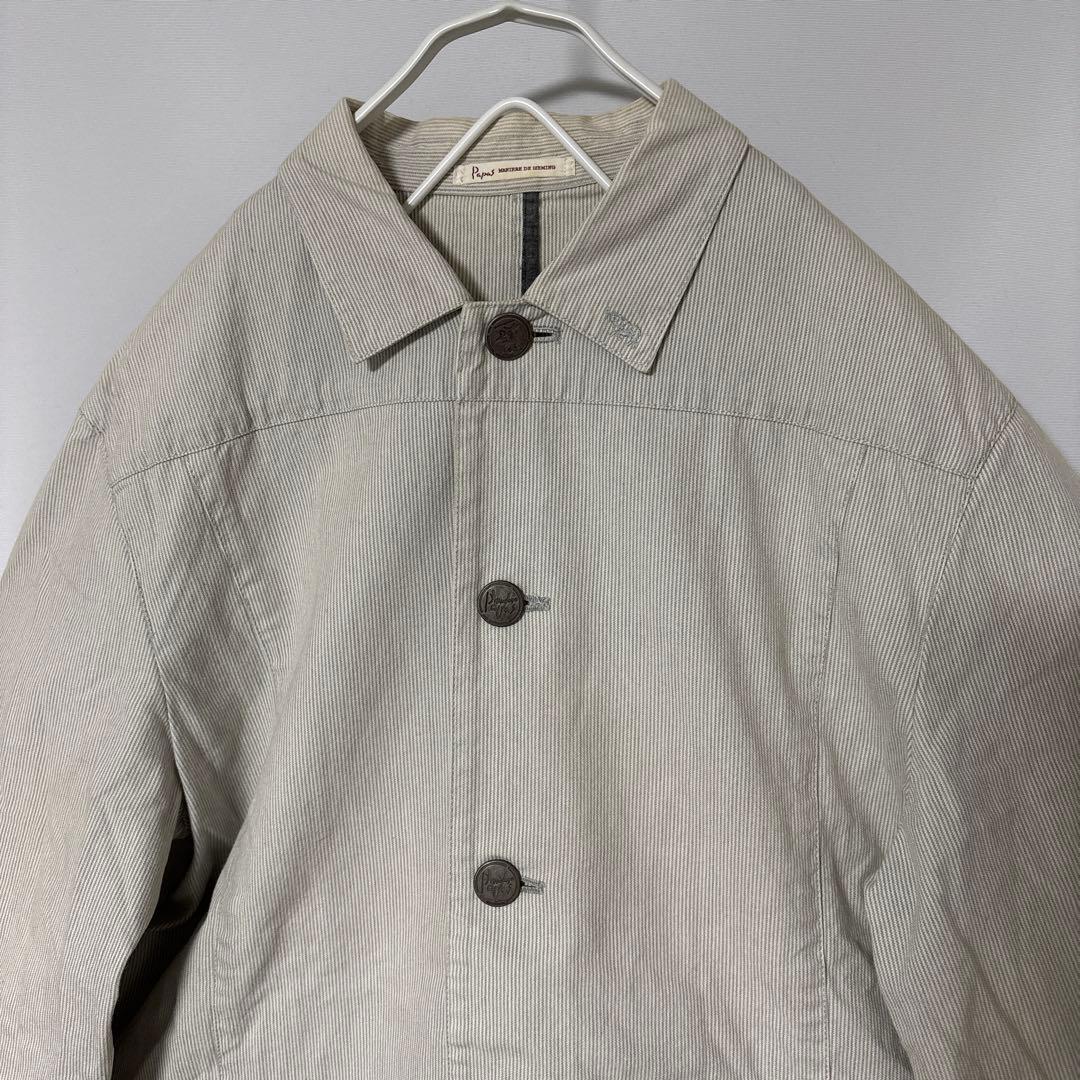 Papas vintage パパス ヴィンテージ カバーオール スチールボタン