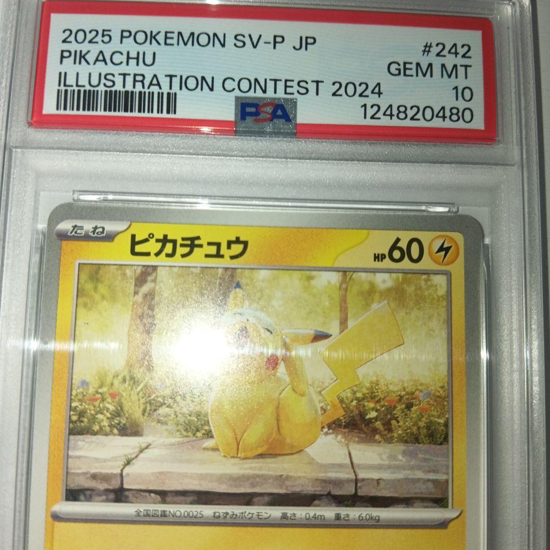 【PSA10】ピカチュウ イラストレーションコンテスト 2024 プロモカード