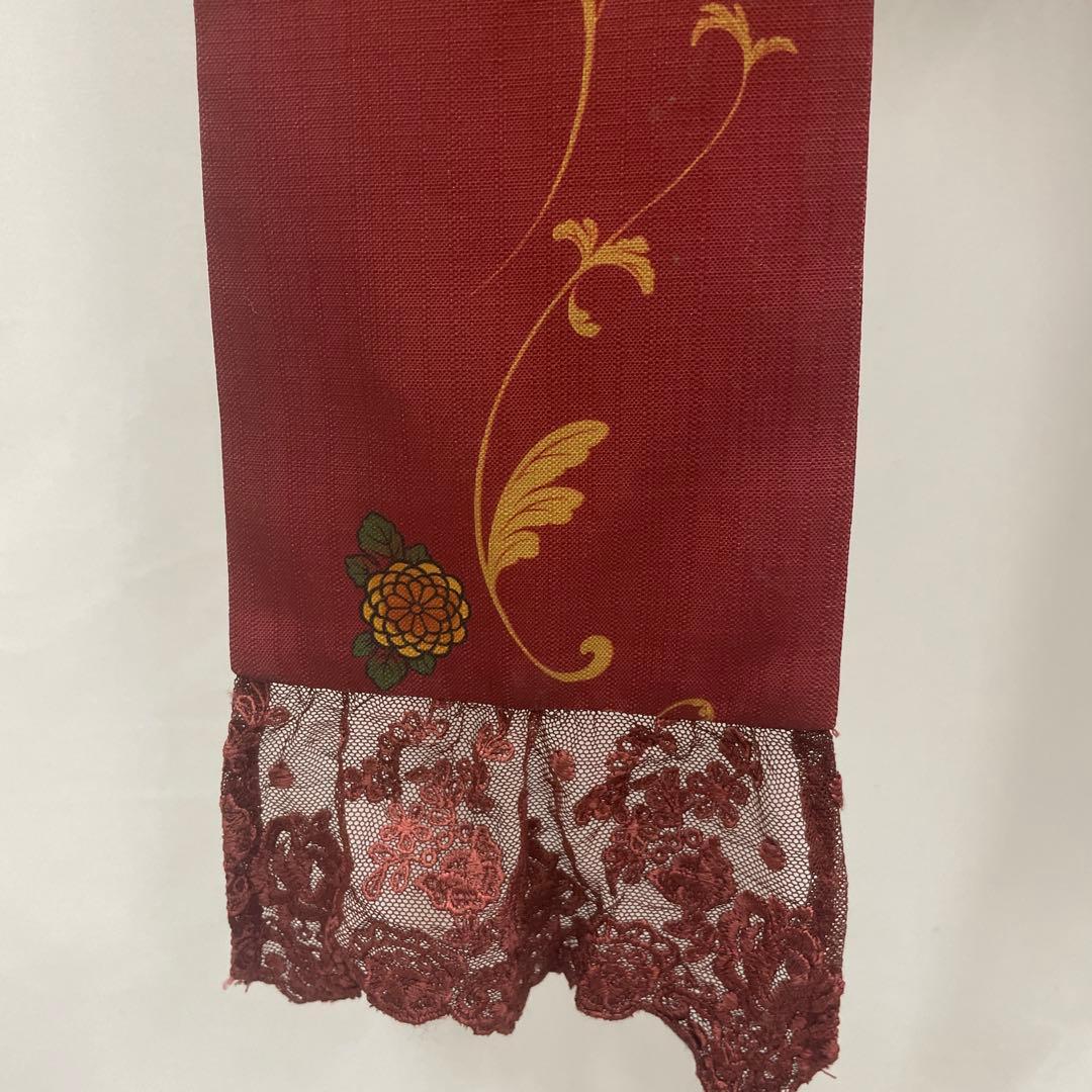 ■シキトリ×Chalmiere 菊 狐柄 ジャンパースカート axesfemme