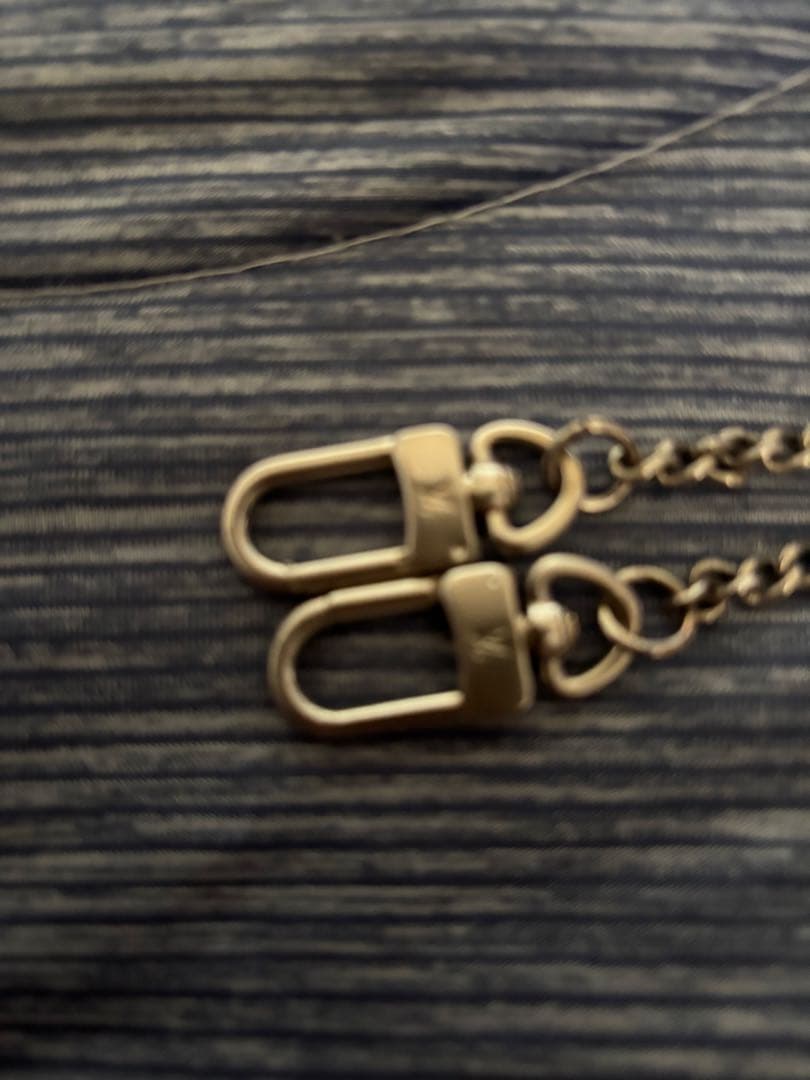 ルイヴィトン、ウォレットチェーン、シルバー