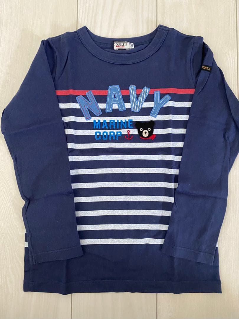 ⭐︎美品⭐︎ ミキハウス ダブルビー　130センチ　ロンT5点セット