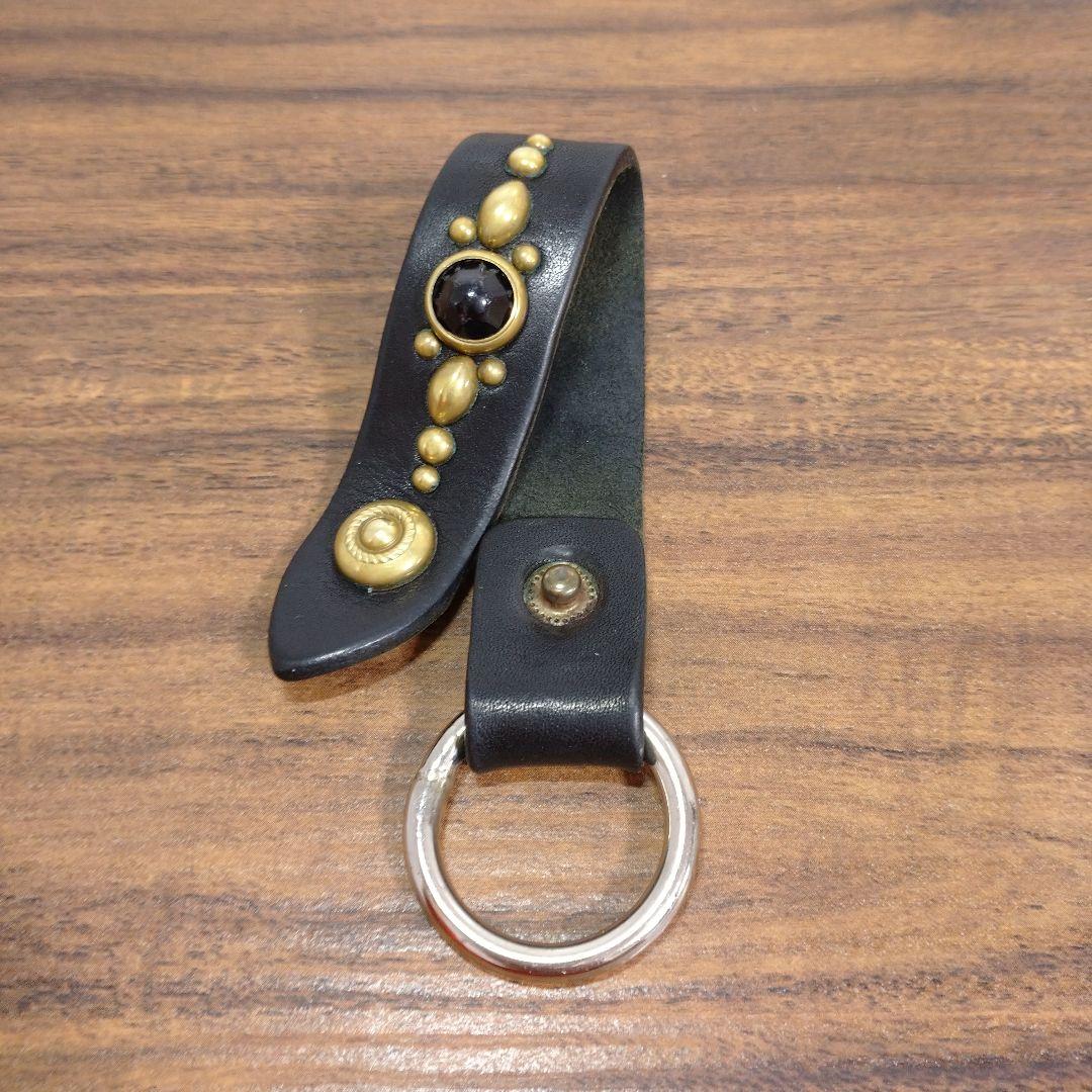 THE REAL McCOY'S 黒革キーホルダー 非売品 リアルマッコイズ