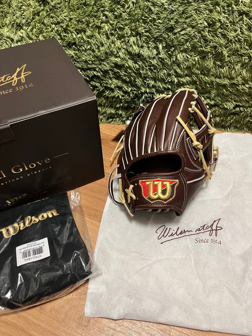 ウィルソンスタッフ 硬式グラブ D5型 Dブラウン×キャメル紐