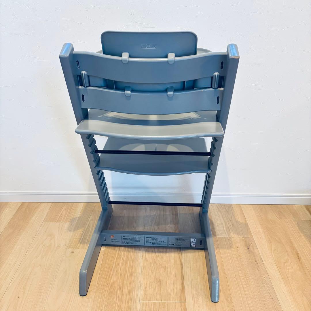 ストッケ トリップトラップ グレー ベビーチェア ベビーセット＋トレイ