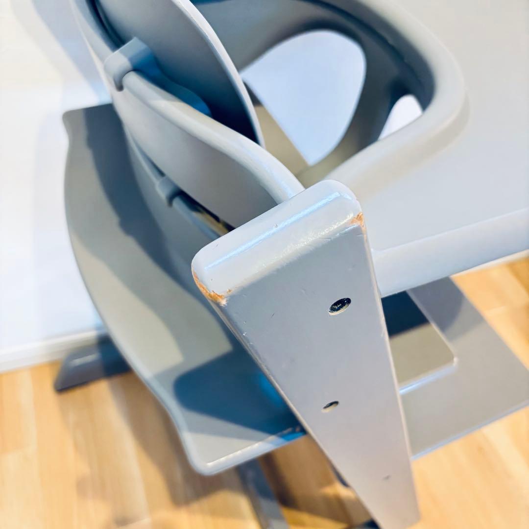 ストッケ トリップトラップ グレー ベビーチェア ベビーセット＋トレイ