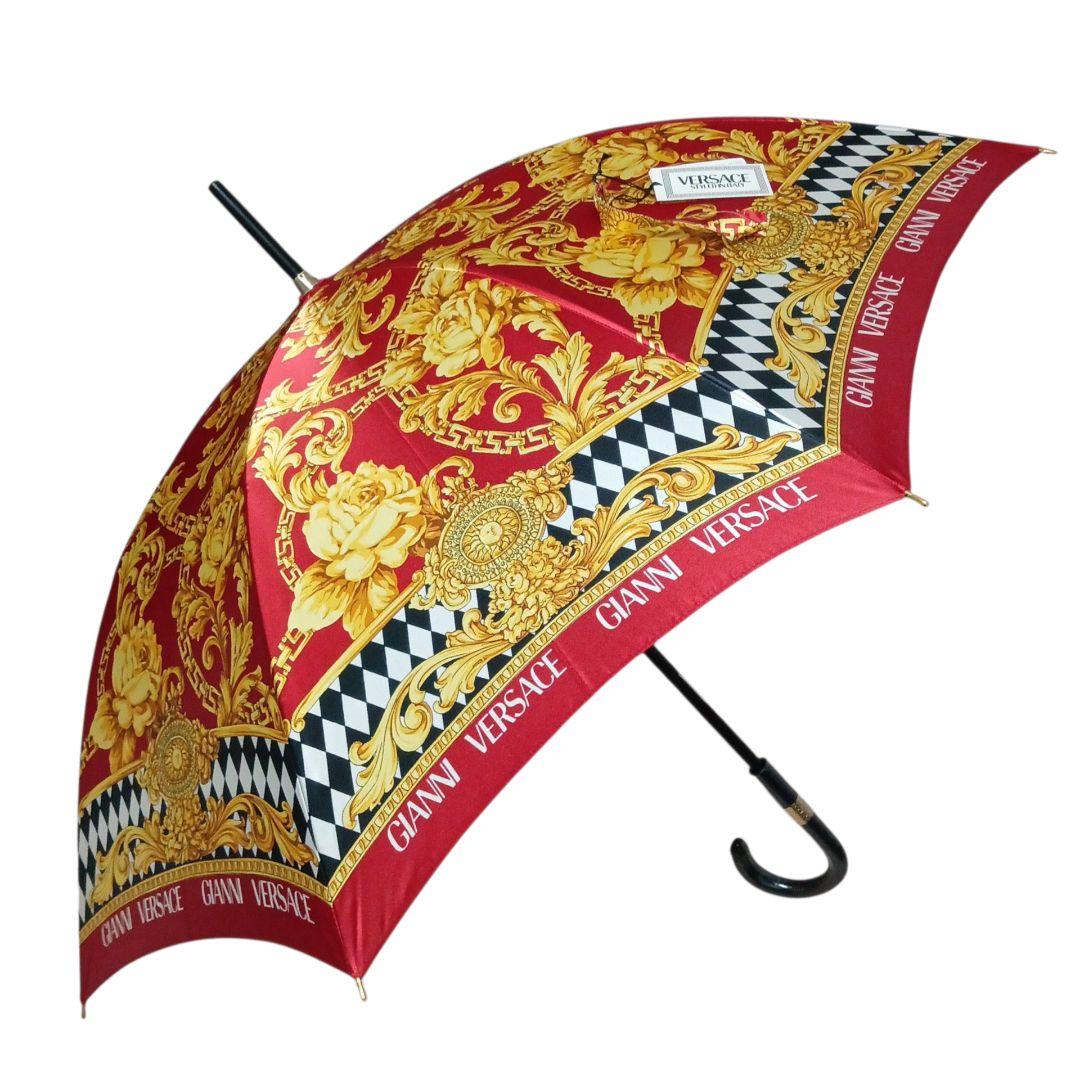 新品タグ付き★GIANNI VERSACE★ヴェルサーチ★ 長傘★雨傘★総柄