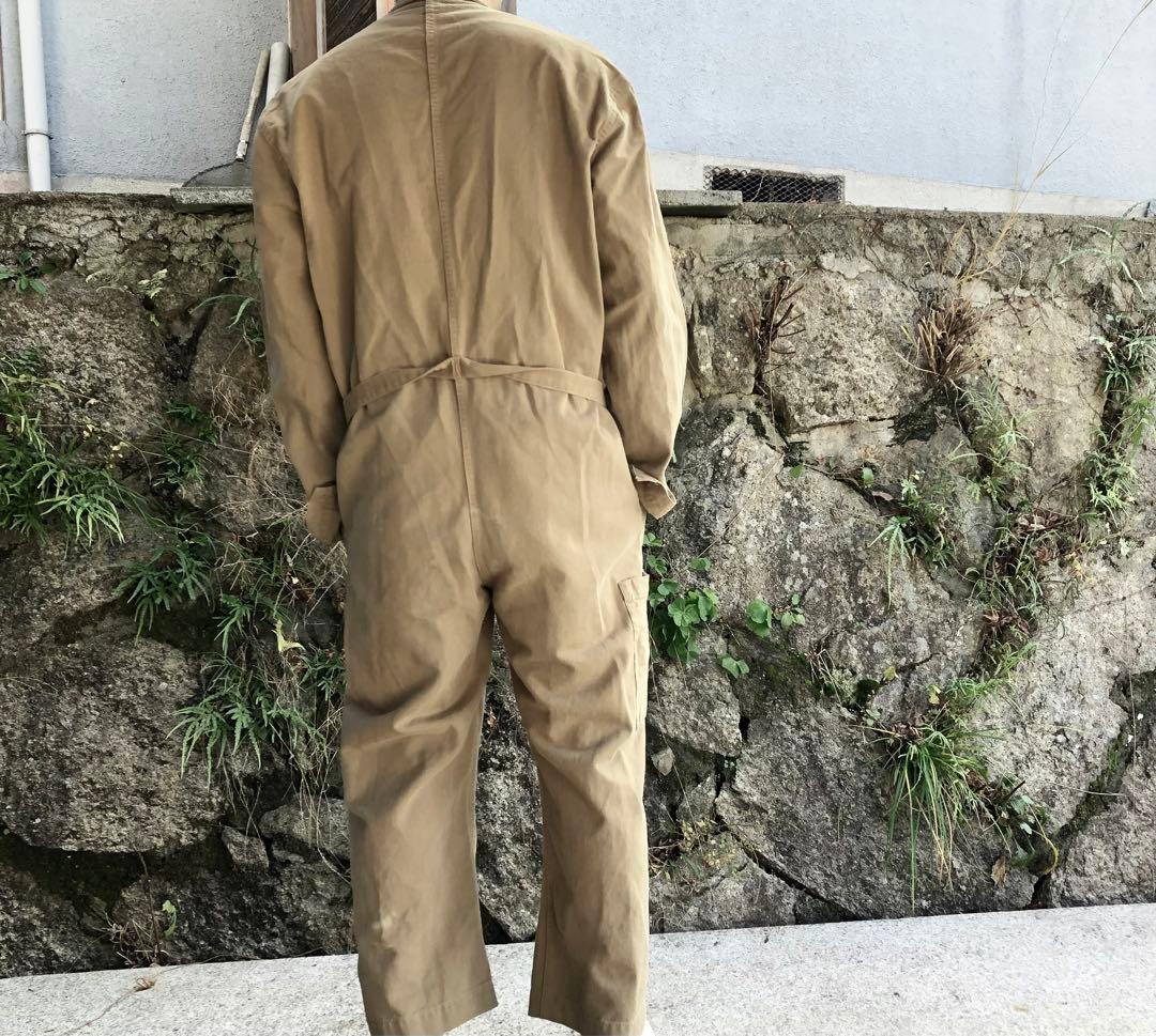 ユーロヴィンテージ ジャンプスーツ つなぎ 70s PRENTICE ジッパー