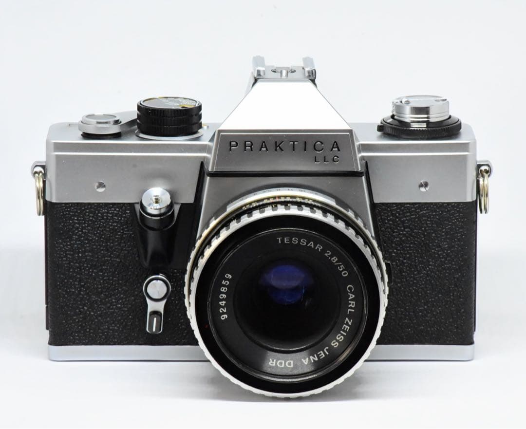 質実剛健PRAKTICA LLC C/Zeiss Jena テッサー2.8/50