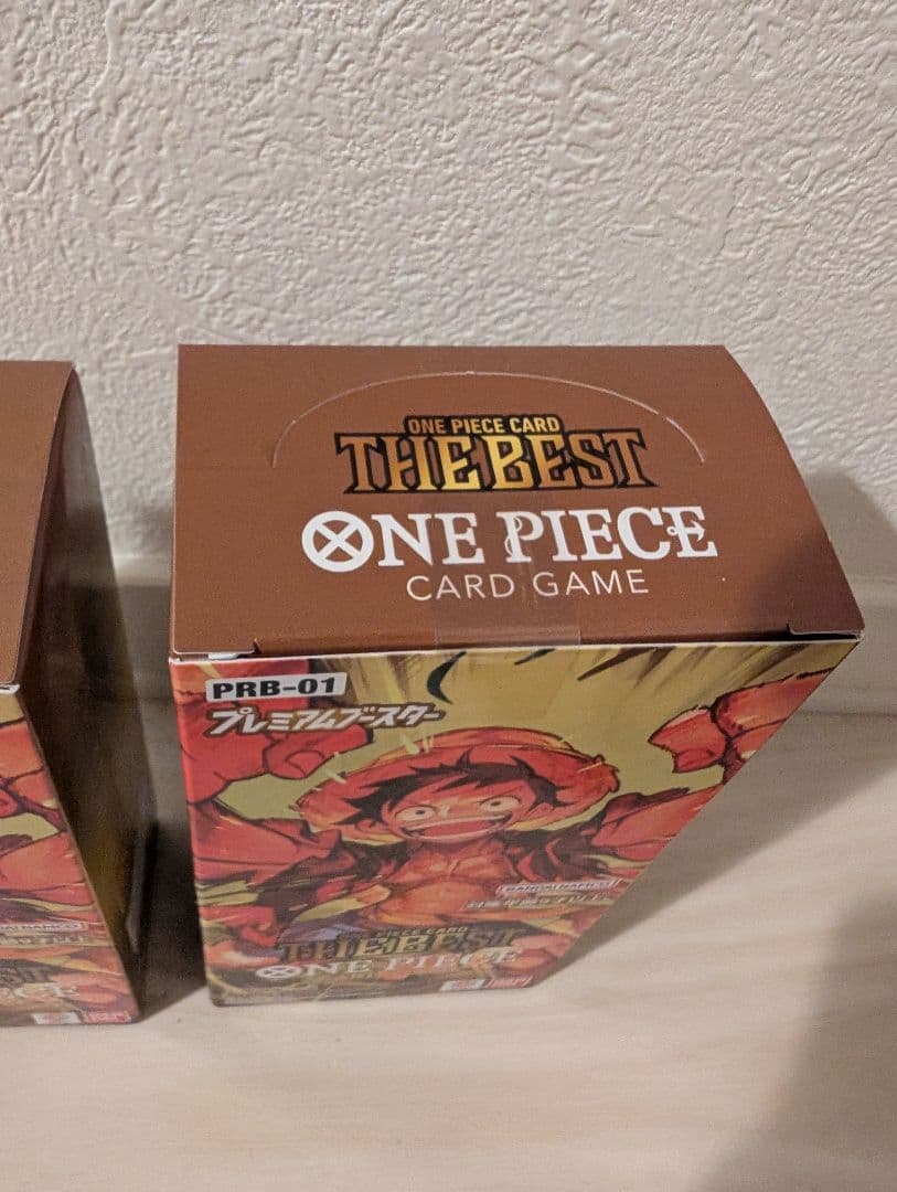 未開封テープ付★　ワンピースカード★ THE BEST PRB-01 2個セット