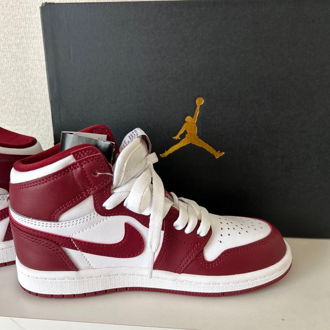 Nike Air Jordan 1 レトロ HIGH OG PS赤/白20cm
