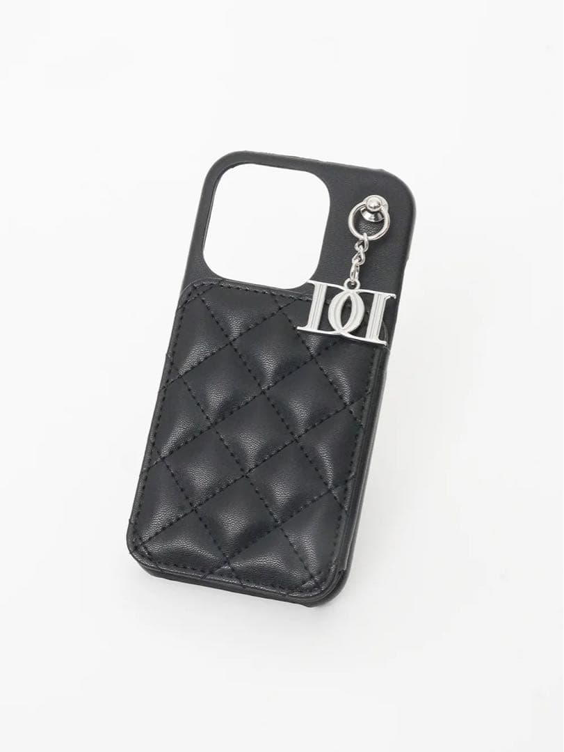 【Darich】 キルティングミラーDDチャームiPhoneケース