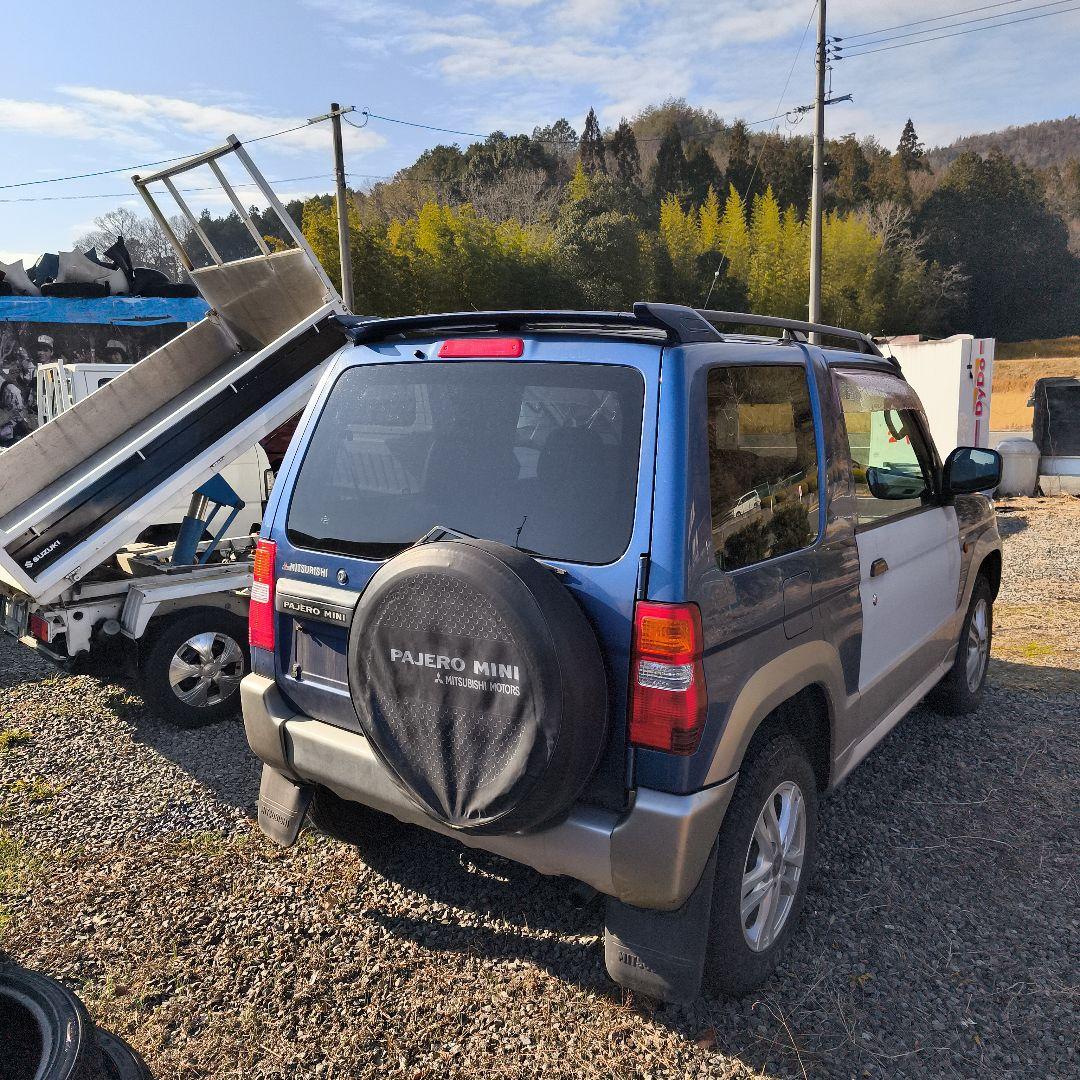 オイル漏　凹傷褪せ痛みプラサフ塗装部分有り　部品取車扱　パゼロミニ　車両保証無し