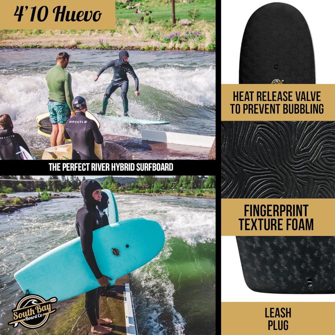 k*m様 【湘南手渡し】美品ハイブリッドソフトサーフボード ミニシモンズ系 小波