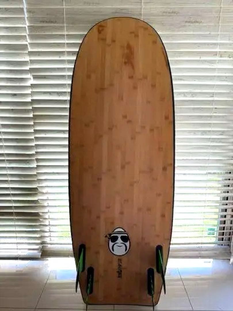 k*m様 【湘南手渡し】美品ハイブリッドソフトサーフボード ミニシモンズ系 小波