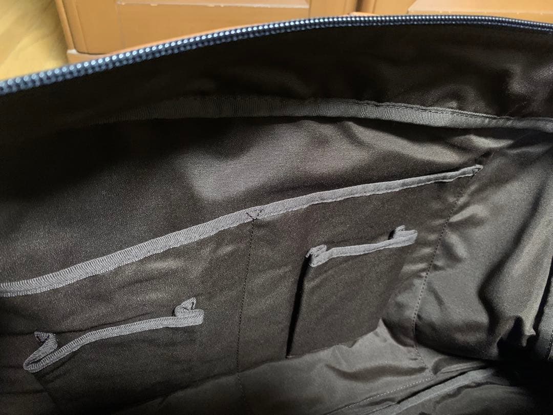 COACH ボストンバッグ ブラウン ストライプ