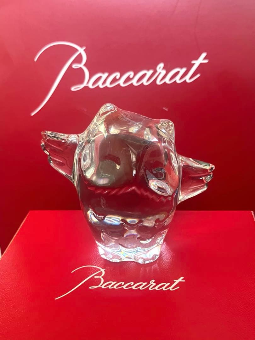 超美品:直営店購入 Baccarat バカラ ミニマルズ フクロウ クリスタル