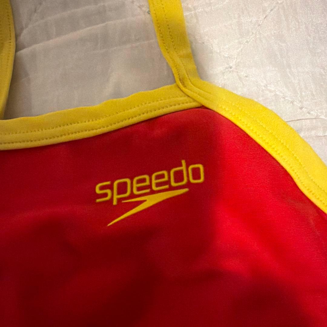 Speedo セパレート水着 赤/黄色