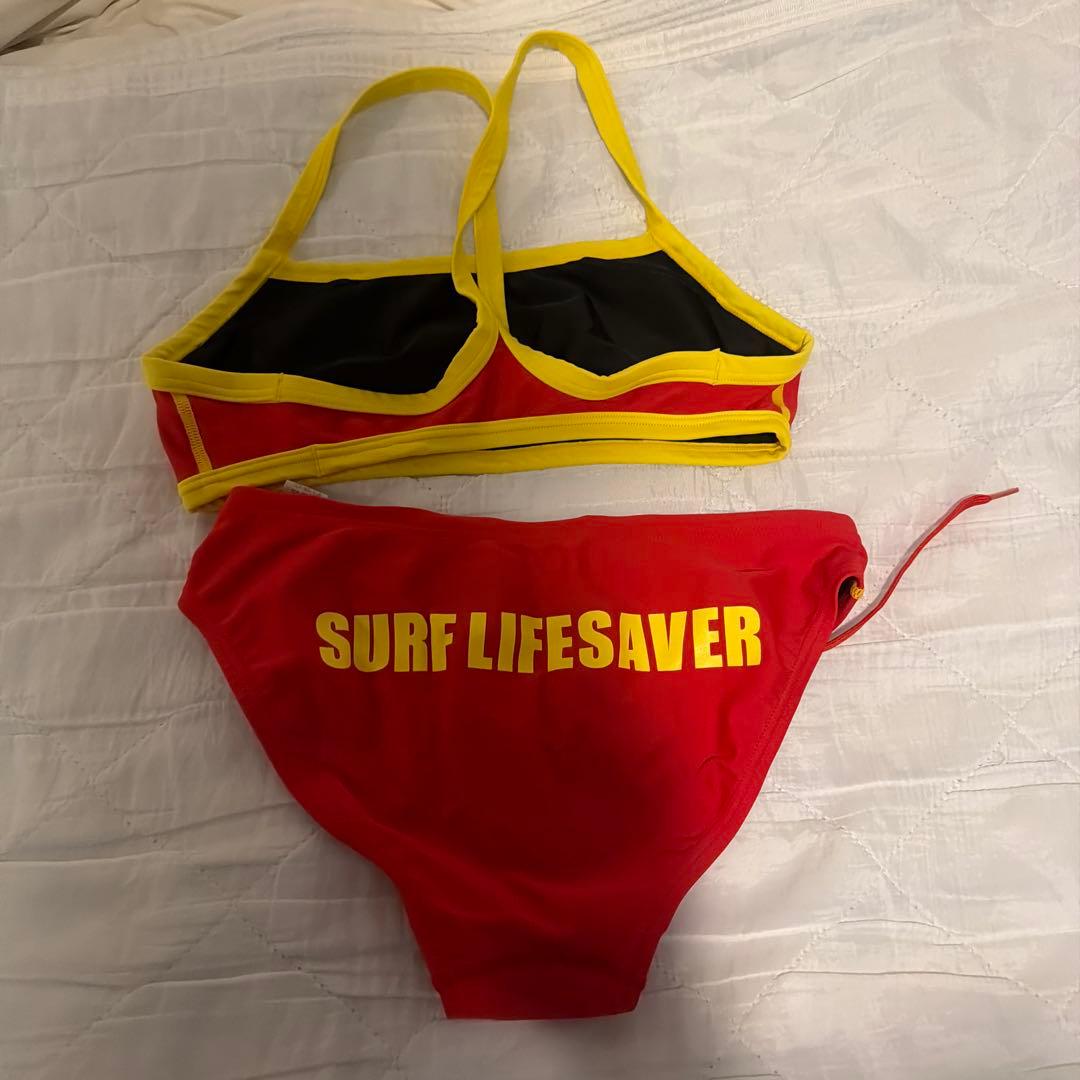 Speedo セパレート水着 赤/黄色