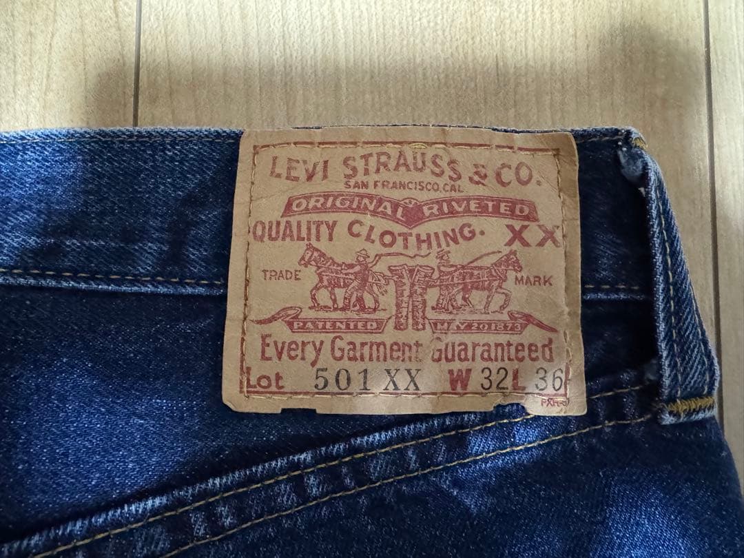 Levi's 501XX 濃紺　デニム W32 L36 555