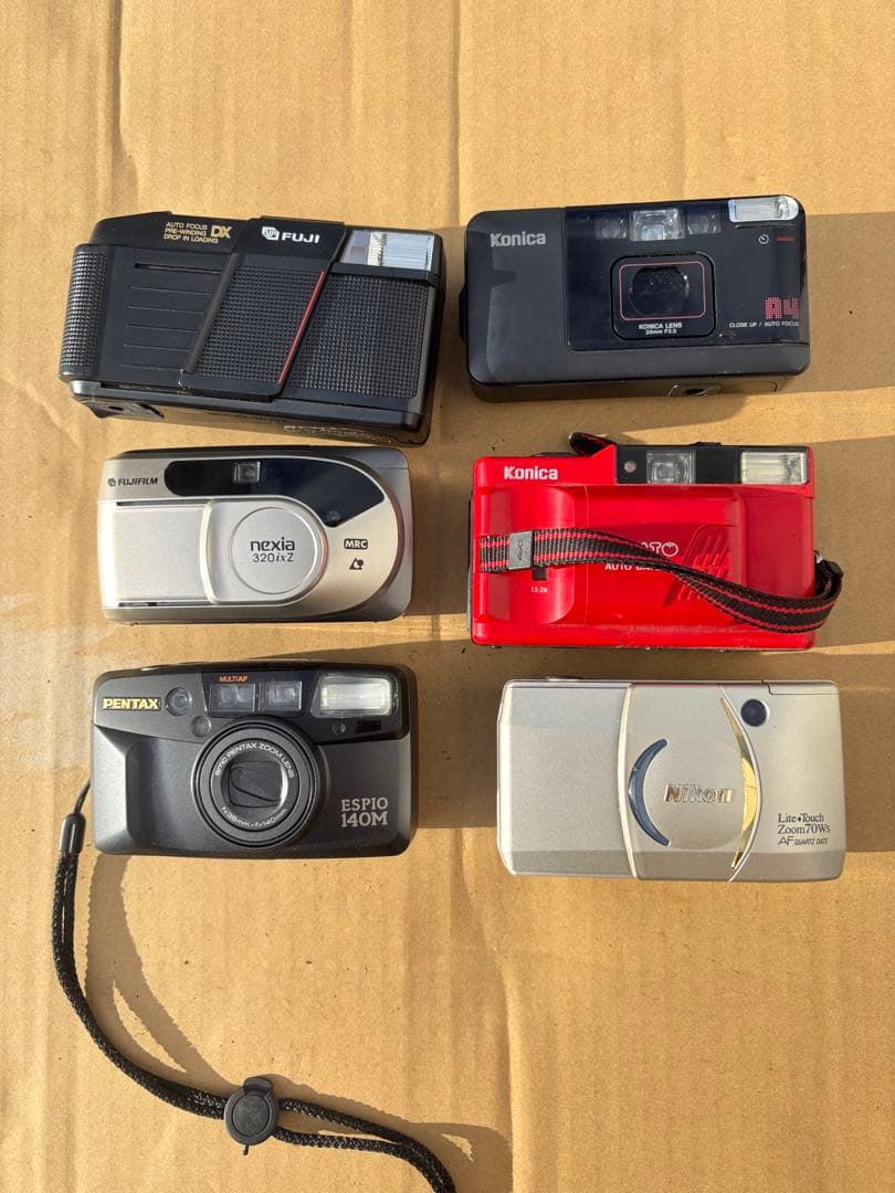 コンパクトフィルムカメラ6点セット まとめ ●ジャンク品