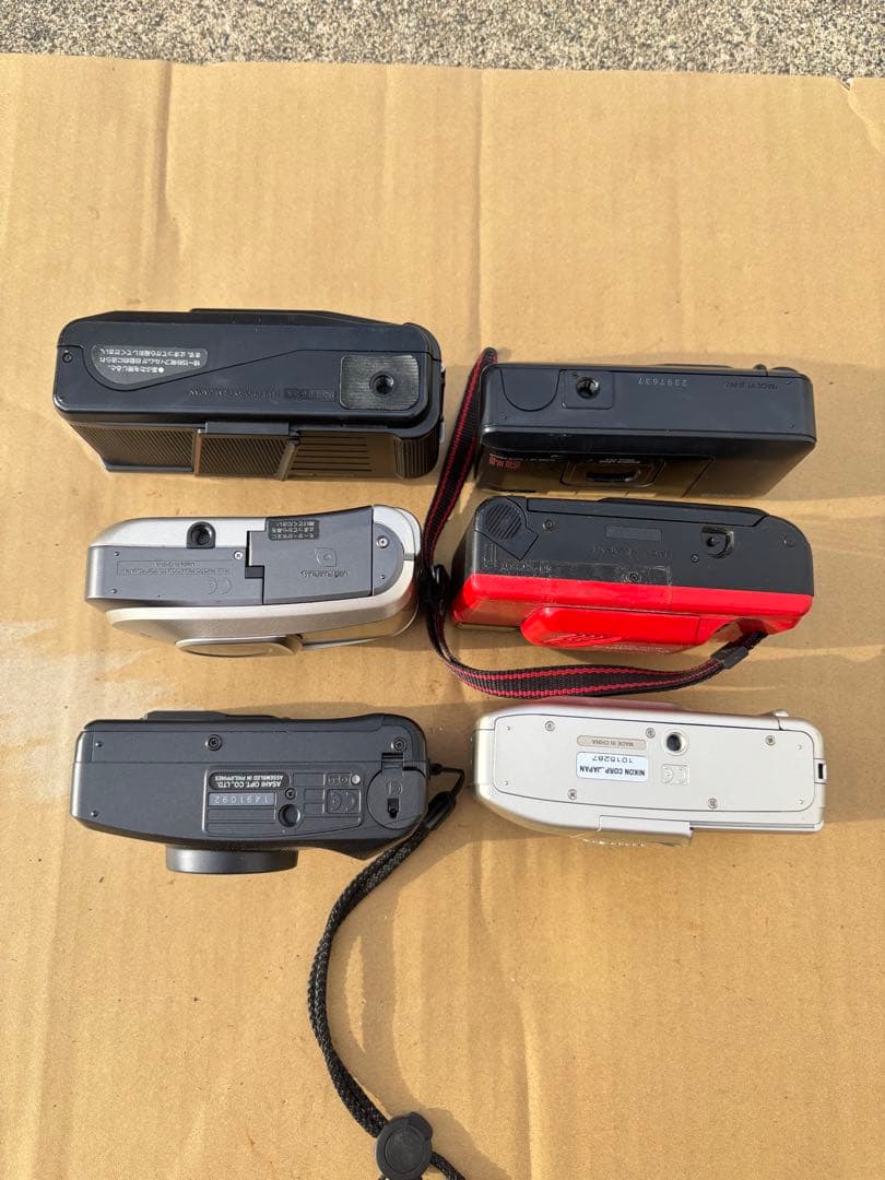 コンパクトフィルムカメラ6点セット まとめ ●ジャンク品