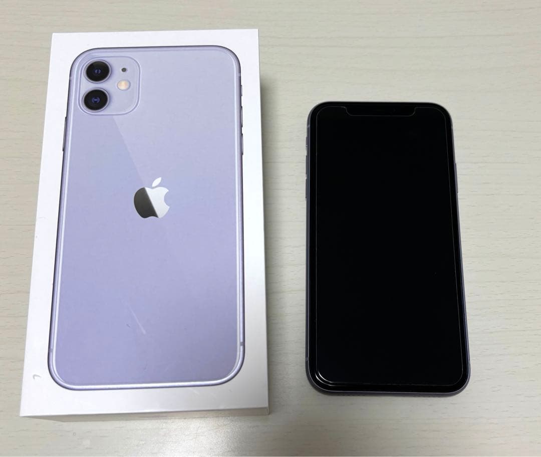 【美品】　iPhone 11 パープル 128GB