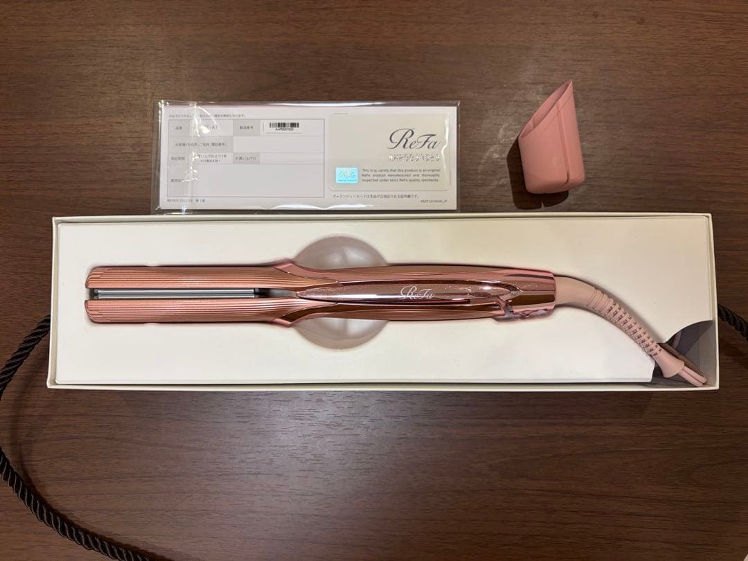【正規品 ギャランティカード 箱あり】リファストレートアイロン プロ　ピンク