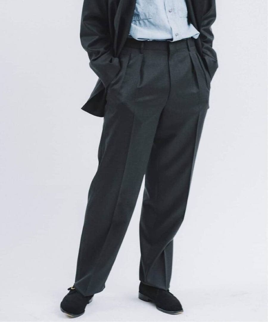 LE 2TUCK WOOL PT lechoppe レショップ