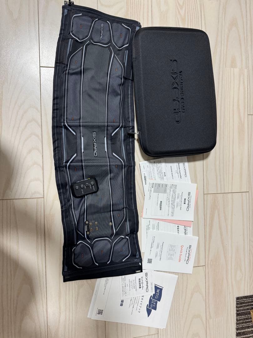 SIXPAD EMS腹筋ベルト フリーサイズ ブラック