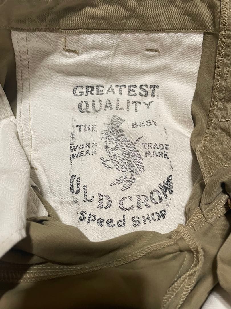 グラッドハンド　オールドクロウ　OLD RODDER USED加工　チノパン