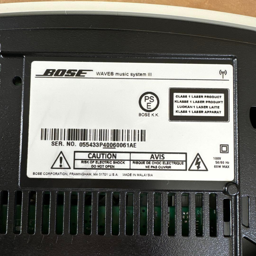 P*G様 Bose Wave music system III ポータブルCDプ