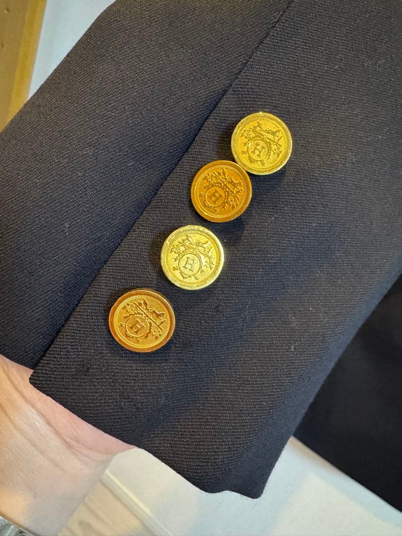 美品HERMES★ダブルブレザー★テーラードジャケット★ヴィンテージ★マルジェラ