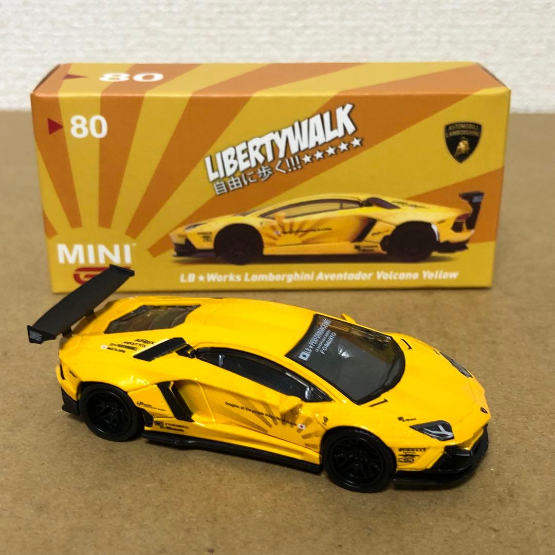 MINI GT　ランボルギーニ アヴェンタドール　VOLCANO YELLOW