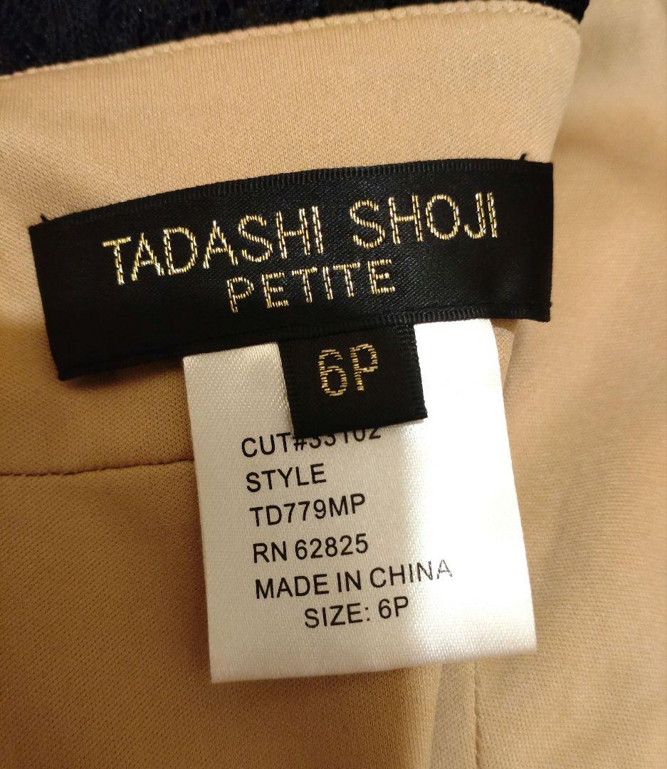 TADASHI SHOJI ノースリーブレースワンピース 6P　 タダシショージ