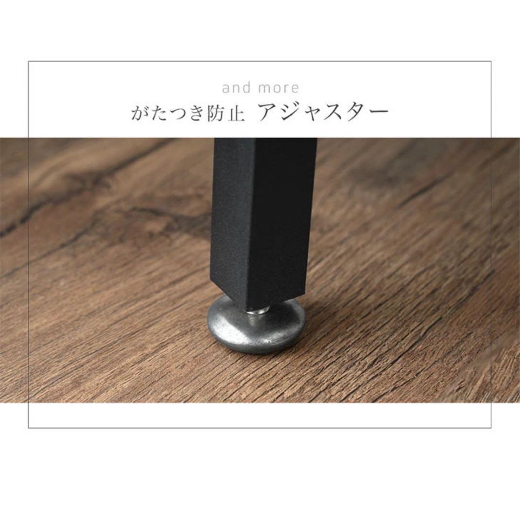 まいまい新品　スタンドミラー コートハンガー付 鏡 姿見 木製 全身鏡