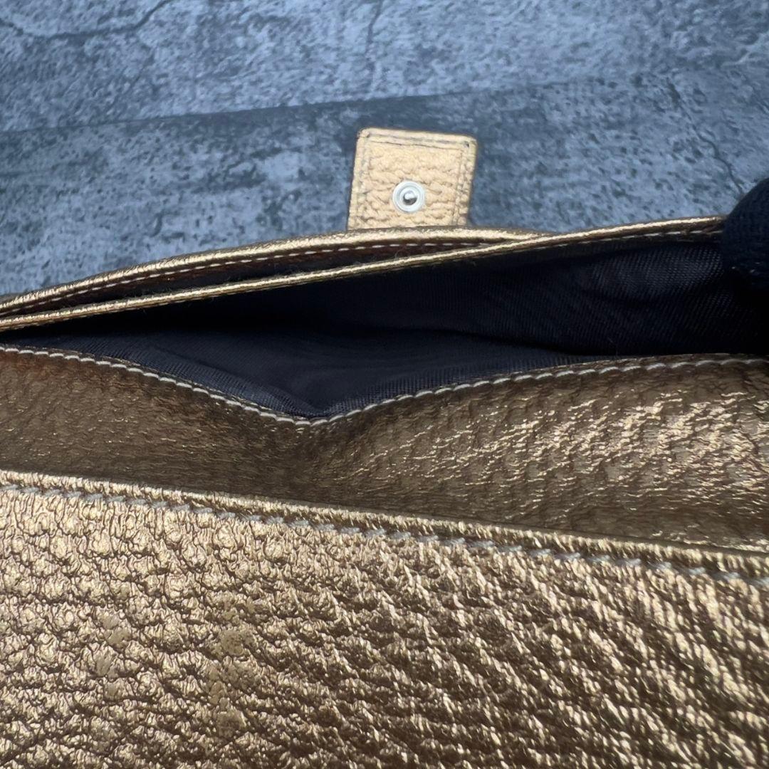 GUCCI GG柄 キャンバス×レザー 長財布 ゴールド金具