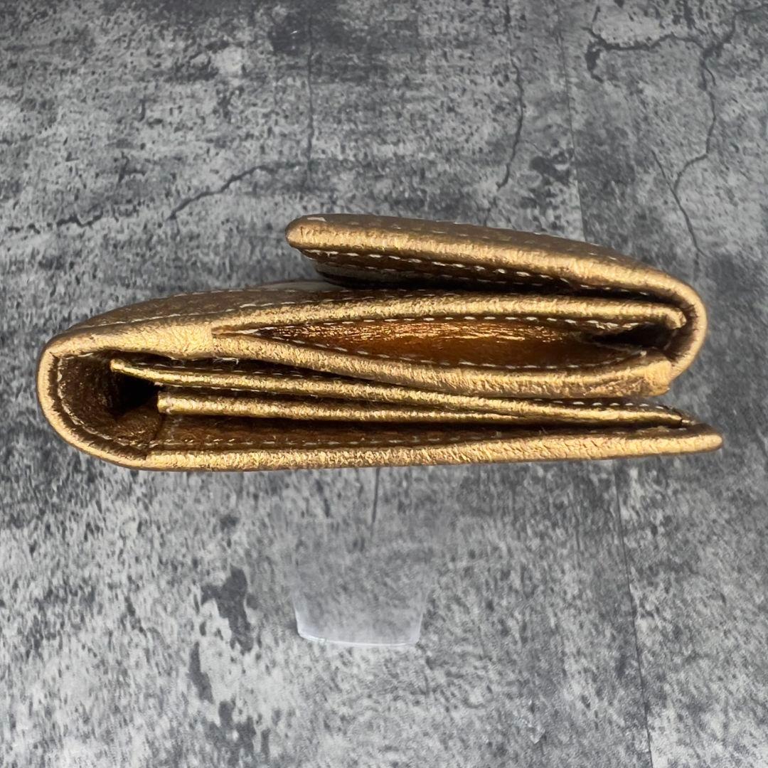 GUCCI GG柄 キャンバス×レザー 長財布 ゴールド金具