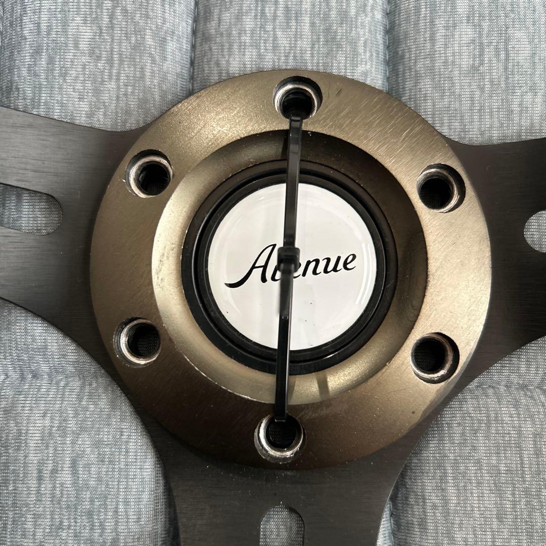 Avenue ステアリングホイール ディープコーン 35パイ ガンメタ