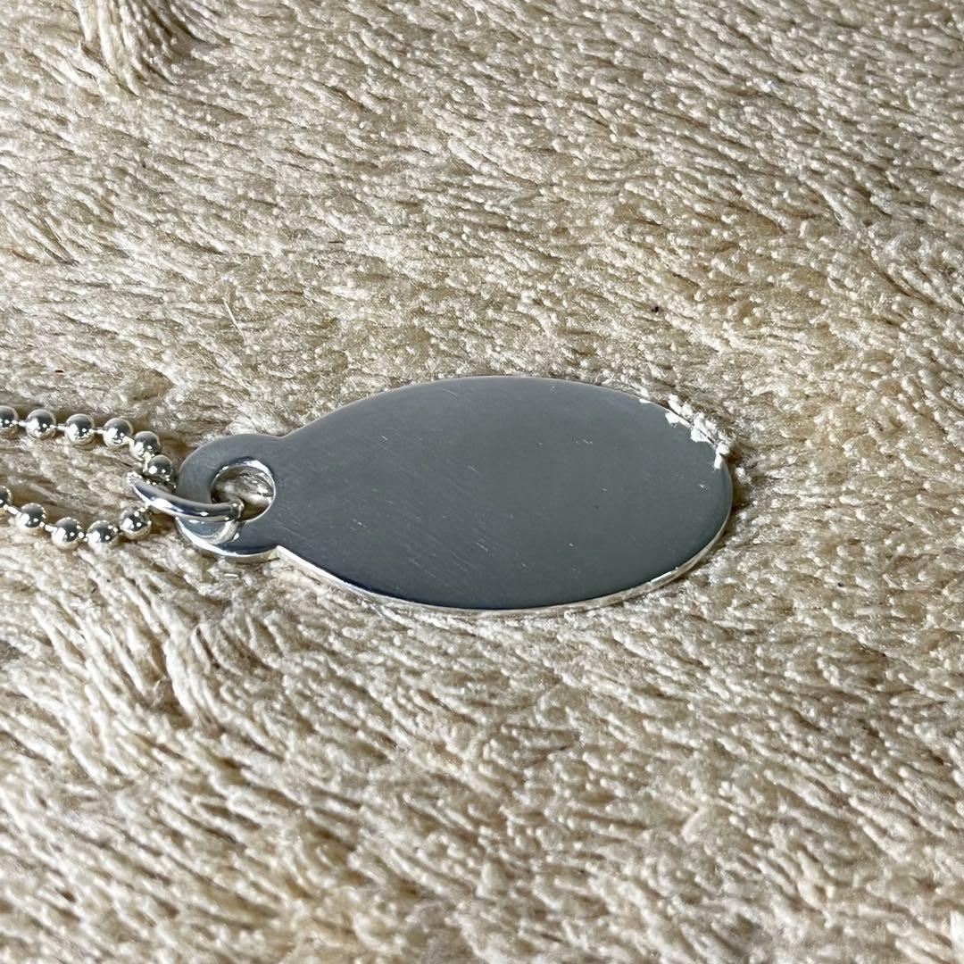 美品 ティファニー TIFFANY&CO リターントゥ オーバルタグ ネックレス