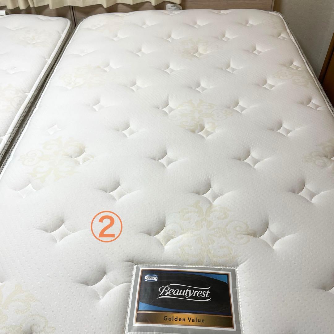 ベル⭐︎‼️シモンズ マットレス ②セミダブル