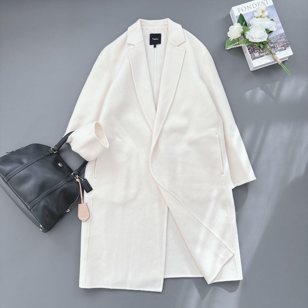 ya-ko♡ 様　23AW セオリー ダブルフェイス ロングコート カシミヤ混